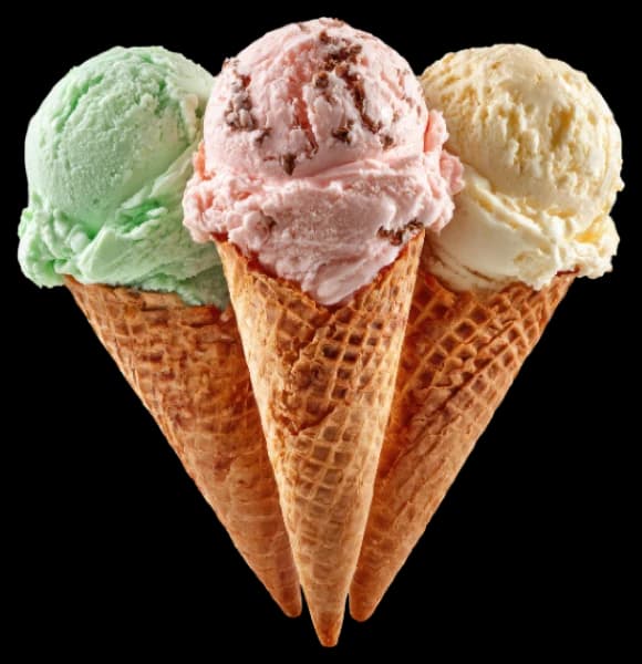 Tiga cone es krim