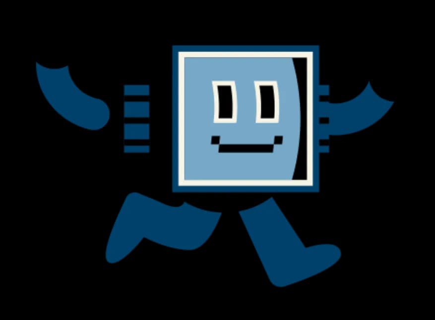 Maskot robot TV